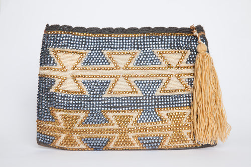 Embellished Crystal Waayu Clutch