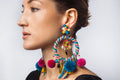 Pom Pom Chiqui Earrings