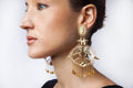 24K Gold Virgin & Lovebird Earrings